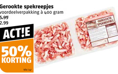  spekreepjes 50 400 gerookte 5.99 kilo 