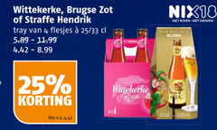  brugse zot straffe hendrik speciaalbieren 4 25 nix18 roken drinken wittekerke tray 33 blond liter v.a. 