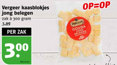  kaasblokjes 300 vergeer jong belegen zak 30 kilo gouda 