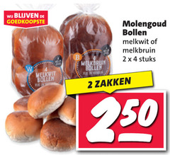  bolletjes 2 4 melkwit bollen molengoud stuks zakken 