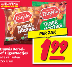  701 duyvis borrel www tart tiger zak tijgernootjes 