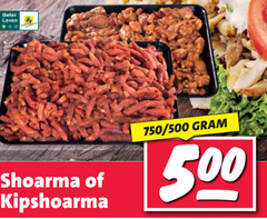  500 beter leven shoarma kipshoarma 750 