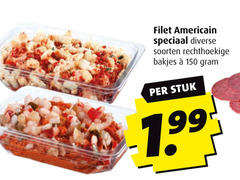  filet americain 150 soorten rechthoekige bakjes stuk 