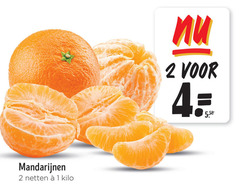  mandarijnen 1 2 4 netten kilo 