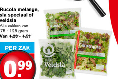  rucola sla melange veldsla zakken gewassen zak gemengde 