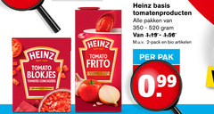  2 100 350 heinz tomato blokjes tomates sun tomatoes frito basis tomatenproducten pakken pack bio artikelen pak 