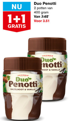  1 2 400 duo penotti potten originale hazelnoot vanille notti noot 