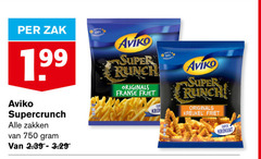  aviko patat 100 750 zak supercrunch zakken super originals franse friet kreukel krokant 