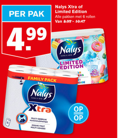  nalys keukenpapier 6 pak limited edition pakken rollen family pack inspired by nature multi gebruik huishoudpapier essuie tout r 