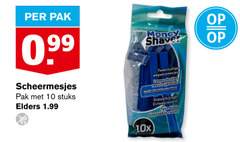  scheermesjes wegwerpscheermesjes 10 money shaver pak stuks elders 10x wegwerpmesjes lames twin disposable 