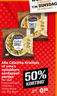  5 11 50 450 1967 celavita kleintje kriel mini krieltjes ge aardappel partjes stuk minikrieltjes zak 