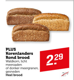  brood korenlanders rond waldkorn licht meerzaden donker meergranen gesneden 