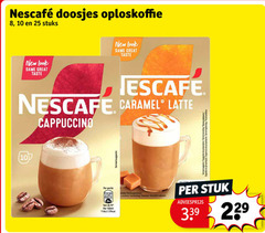  nescafe oploskoffie 2 8 10 25 doosjes stuks new same taste caramel latte cappuccino serveersuggestie suggestion pip energie 100ml caramelo stuk 