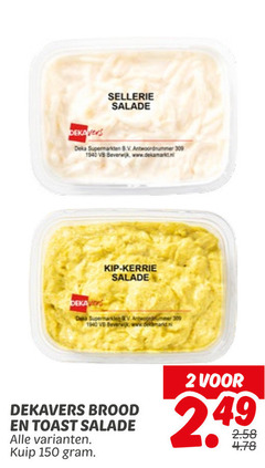  salade 2 10 150 dekavers sellerie b.v. beverwijk kip kerrie super brood toast kuip 