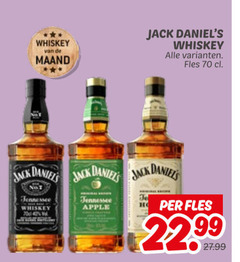  jack daniels whisky 40 whiskey maand fles tennessee val apple 