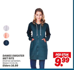  dames sweater rits maten xl elders stuk 9 99 