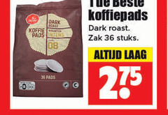  1 de beste koffiepads 36 dark roast koffie r pads zak stuks laag 