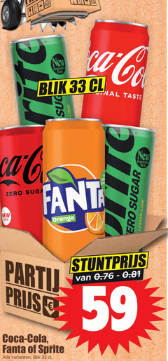  fanta coca-cola sprite cola frisdrank 33 new irresistible taste blik lime co zero fant orange sugar lemon coca 