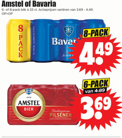  amstel bavaria blikjes bier 6 8 33 1870 pack blik varieeren 330ml bieren lieshout pils vs traditie pilsener volmout 