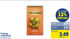  twinings thee 1 2 5 13 20 experts tea blending since coffee r and company limited london rooibos stuk stuks v.a. 3.99 rooibosthee doosje infusion 