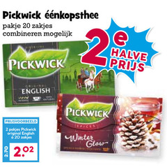  pickwick thee 2 20 pakje zakjes combineren halve english natural original spices winter glow 