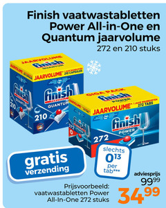  1 210 finish vaatwastabletten power all one quantum stuks wasbeurten capsules powerball giga pack jaar tabs verzending 