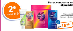  2 10 12 27 40 100 2e halve durex natural original gel lubrifiant nude classic pleasure 100ml standard sensation condooms glijmiddel originals comfort stuks 