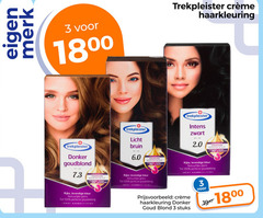  3 90 100 1800 merk trekpleister haarkleuring licht bruin zwart 2.0 verzorgende keratine olie minder donker goudblond rijke kleur natuurlijke glans grijsdekking creme goud blond stuks 