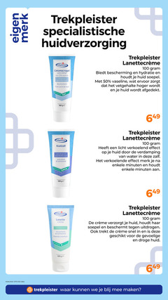  50 100 merk trekpleister specialistische huidverzorging cetomacrogol vaseline droge gevoelige huid bescherming hydratie soepel vetgehalte hoger afgedekt ge koelzalf geprikkelde verkoelend hydraterend licht effect verdamping water zalf verkoelende minuten smeerbaar haar beschermt uitdrogen 