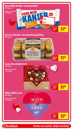  chocolade 2 100 320 kanjer stroopwafels originele verpakt kanjers ferrero rocher luxe hart milka with love golden experience coeur chocolat just to say kruidvat pralines hazelnut chene verrassend 