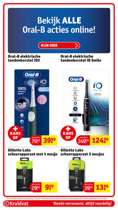  1 2 5 10 25 33 50 100 bekijk oral b online elektrische tandenborstel klik cleaner series clean care pressure sensor kans easy switch to smile recognition interactive display edition hout smart modes black lava gentle gillette labs scheerapparaat mesje mesjes with exfoliating bar shaving and one 2e halve artikel combinatie kruidvat verrassend 