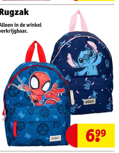  kinderrugtas rugzak spidey stitch 6 99 