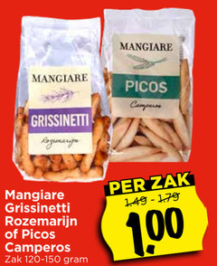  mangiare picos grissinetti rozemarijn zak 1 00 