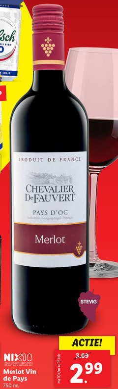  rode wijn 10 16 18 25 750 meesterschap bier france chevalier pays nix18 jaar alcohol legitimatie merlot vin ml stevig 