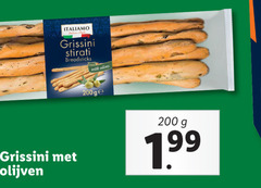  200 grissini breadsticks with olives olijven ge 