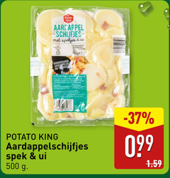  18 20 25 500 potato king aardappel schijfjes spekjes ui wok voorgegaarde aardappelen takken spel voedingswaarde mare aardappelschijfjes spek 