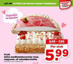  slagroomschnitte vlaai 5 12 14 18 let woensdag valentijn halve aardbeienbavaroise slagroom personen stuk 99 