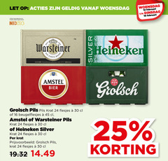  amstel heineken silver warsteiner grolsch krat bier 12 16 18 24 25 30 45 1615 let woensdag jaar legitimatie alcohol nix18 seit das einzig wahre familientradition since refreshing taste pils beugelflesjes b 