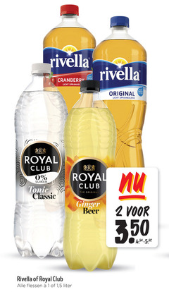  rivella royal club frisdrank 1 2 100 cranberry licht sprankel original sprankelend suiker tonic classic flessen 5 liter ginger beer 