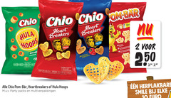  2 10 30 100 hula hoops pour portion energie 100g bologna flavour heart breakers shaped potato snack classic luchtig krokant vegetarisch sa paprika glutenvrij sans gluten kunstmatige colorants artificiels pom bear heartbreakers party smile 