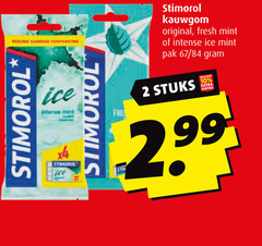  stimorol kauwgom 2 10 nieuwe ice intense mint original fresh pak stuks 