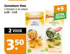  zonnatura thee 2 20 100 350 doosjes zakjes 5 zegels brandnetel kamille 