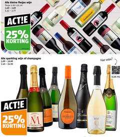  champagne sparkling wijn rode witte 25 kleine flesje ml liter v.a. gato merlot chardonnay ava tiresia prosecco just blanc b brut scan 