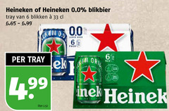  heineken 0.0 blikjes bier 6 33 blikbier tray blikken liter 00 beer pace orig pack 