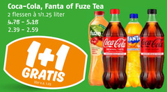  fuze tea coca-cola fanta frisdrank cola ice 1 2 coca flessen liter v.a. taste 