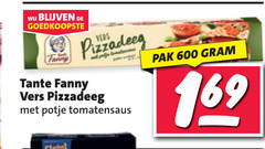  tante fanny pizzadeeg 600 fan vers potje tomatensaus pak 