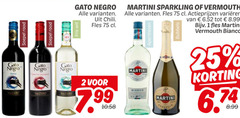  rode wijn witte vermouth 1 2 25 soepel rood gato san chili fles martini sparkling varieeren bianco aperitieven bubbels 