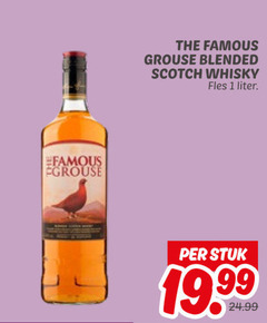  famous grouse whisky 1 egrouse blended scotch fles liter stuk 