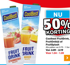  50 with twist dairy coolbest it cool you best r fruit drink strawberry apple mango fruitdrink fruitontbijt fruitsplash pakken liter 