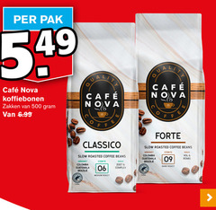  cafe nova koffiebonen 20 500 pak mcafee zakken coffee quality classico l roasted beans colombia guatemala nature sterkte 06 medium roast zoet complex forte people romig dark 